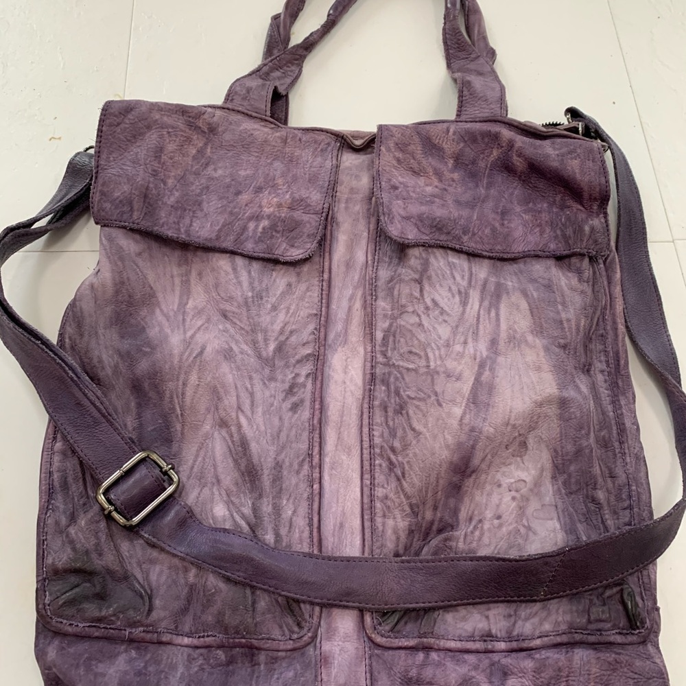 Purple Latico leather handbag